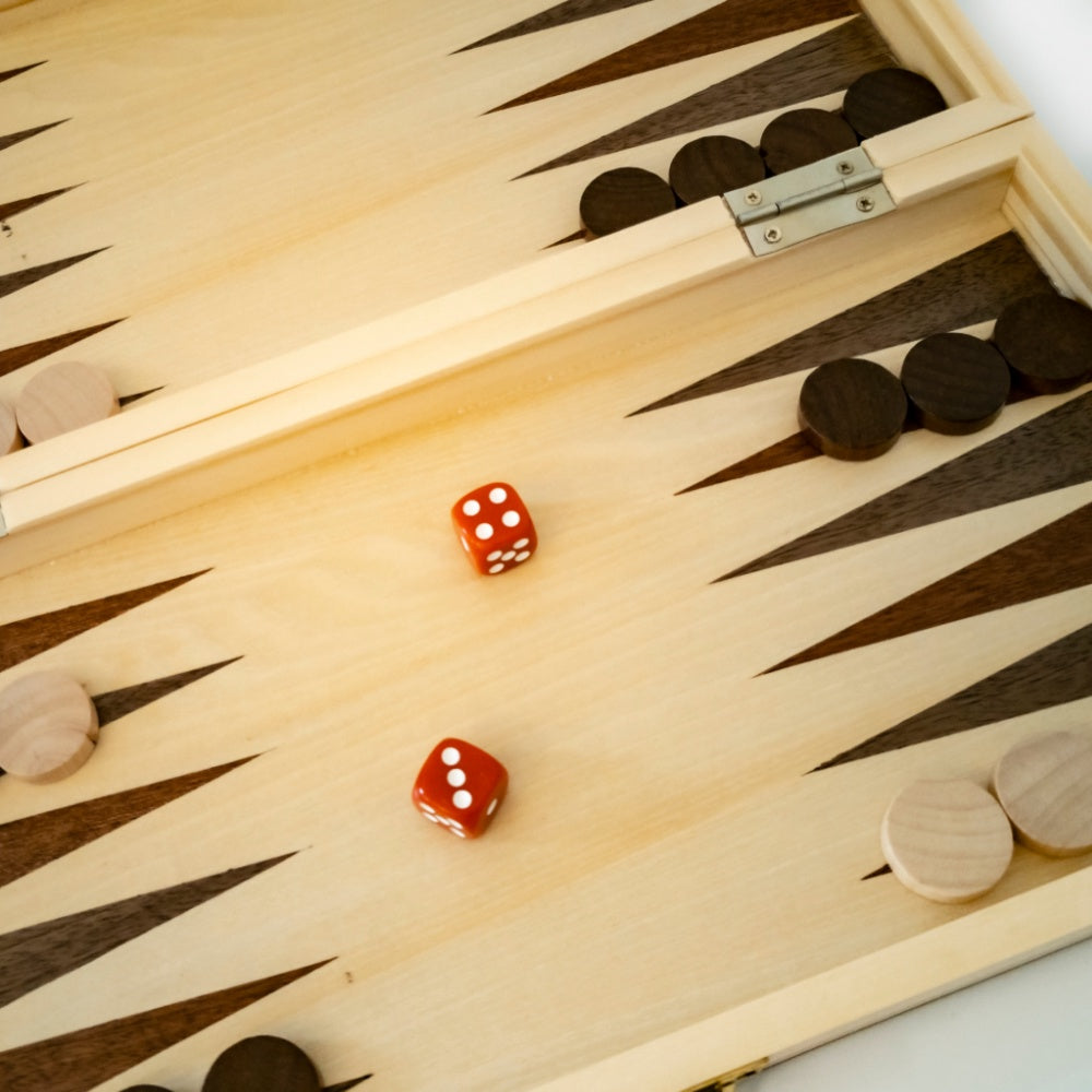 LPG Classics Wooden Folding Chess/Checkers/Backgammon Set 35cm