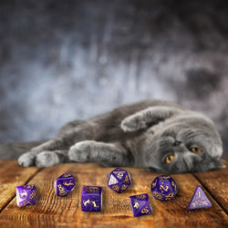 Q Workshop Cats Dice Set - Purrito Dice Set 7
