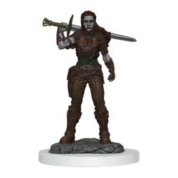 D&D Nolzurs Marvelous Miniatures Orc Fighter Female