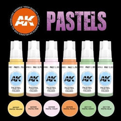 AK Interactive - 3 Gen Sets - Pastels Colors