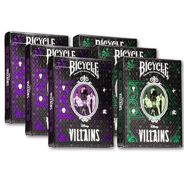 Bicycle Disney Villains Green/Purple Mix Playing Cards