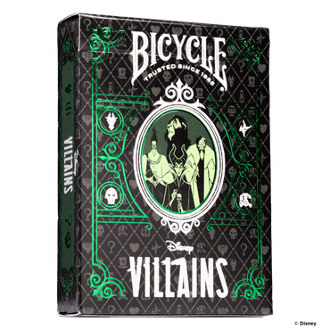Bicycle Disney Villains Green/Purple Mix Playing Cards