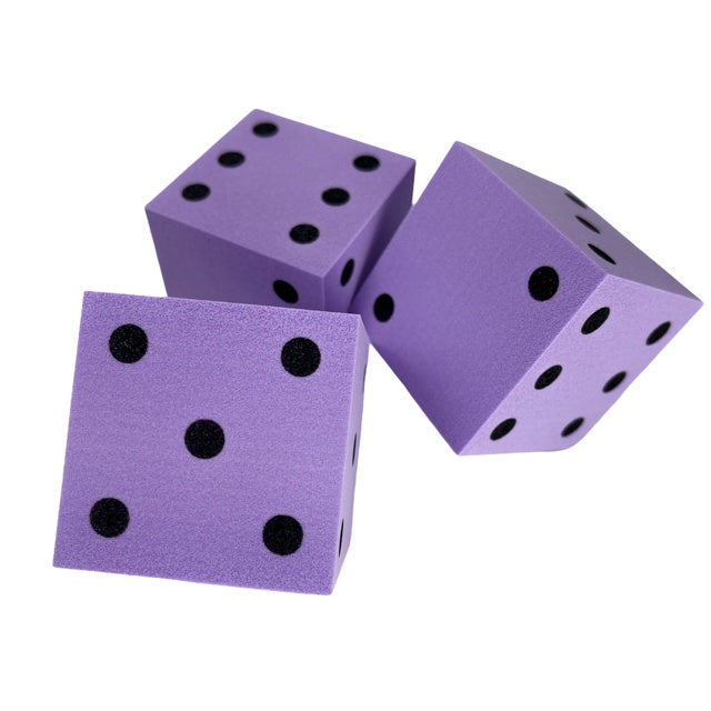 50mm Foam Square Cornered w/Pips Die Purple/black