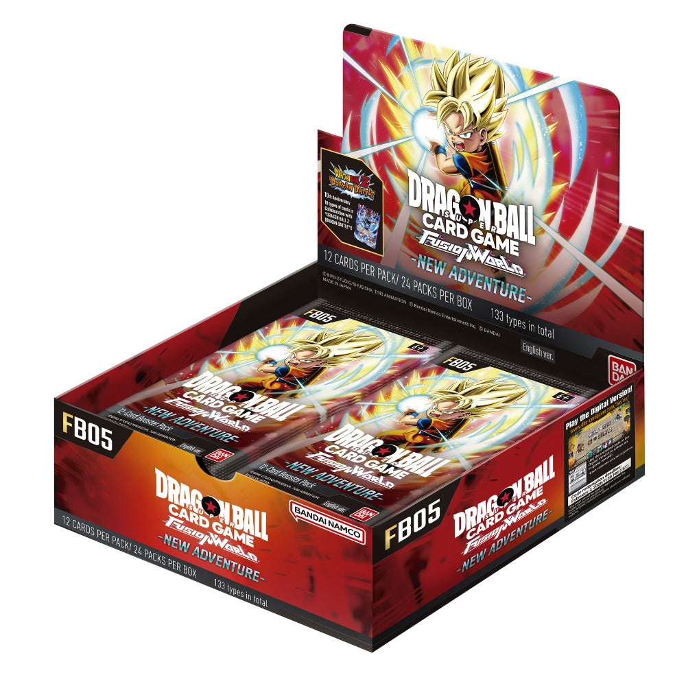 Dragon Ball Super Card Game Fusion World Booster Display New Adventure [FB05]