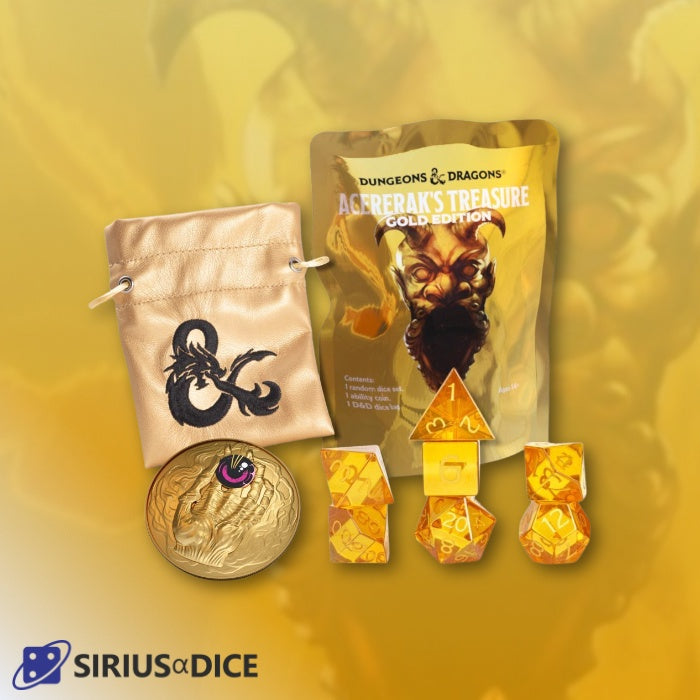 Sirius Dice - D&D Acererak's Treasure Blind Box Gold Edition