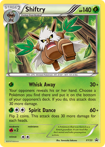 Shiftry (XY23) [XY: Black Star Promos]