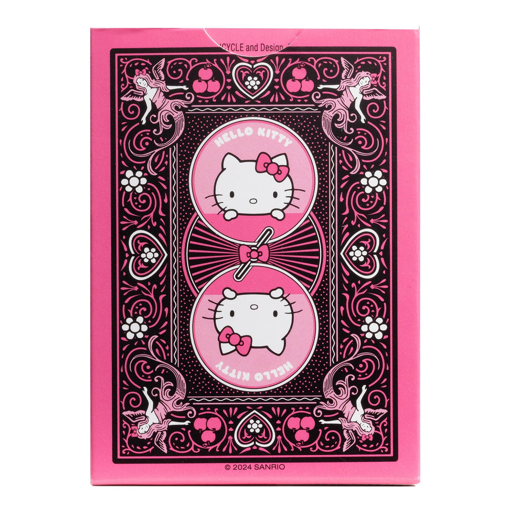 Bicycle Hello Kitty Black & Pink Playing Cards