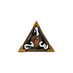 LPG Dice Scaled Eye Dice Set Ancient Bronze/Red