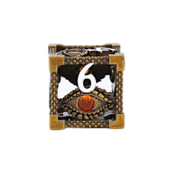 LPG Dice Scaled Eye Dice Set Gold/Red