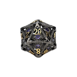 LPG Dice Scaled Eye Dice Set Black/Gold