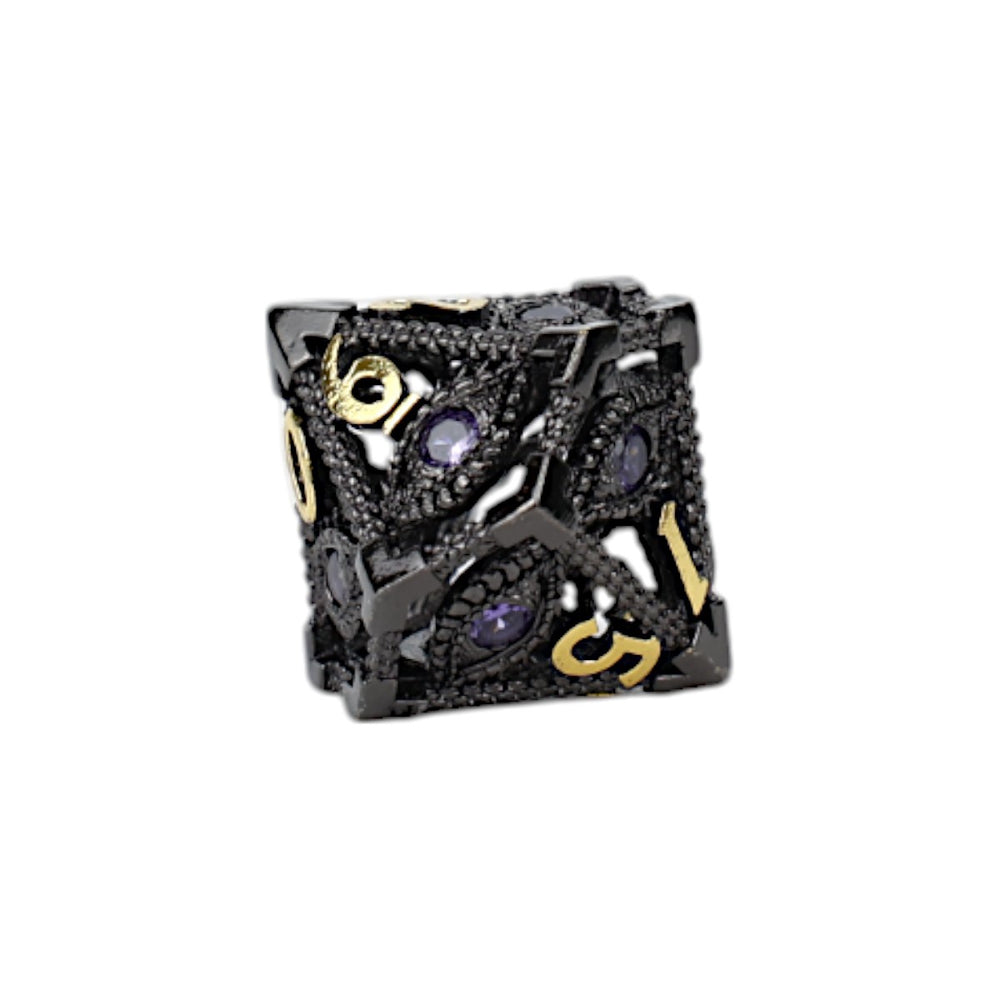 LPG Dice Scaled Eye Dice Set Black/Gold