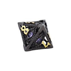 LPG Dice Scaled Eye Dice Set Black/Gold