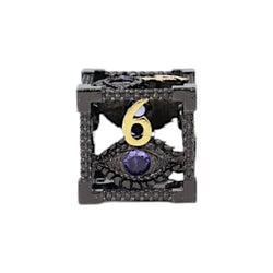 LPG Dice Scaled Eye Dice Set Black/Gold