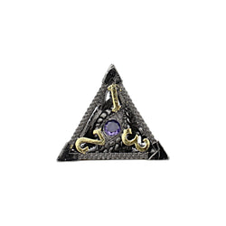 LPG Dice Scaled Eye Dice Set Black/Gold