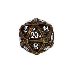 LPG Dice Hoard Guardian Dice Set Ancient Bronze/Green