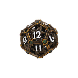 LPG Dice Hoard Guardian Dice Set Ancient Bronze/Green