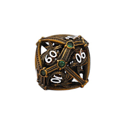 LPG Dice Hoard Guardian Dice Set Ancient Bronze/Green