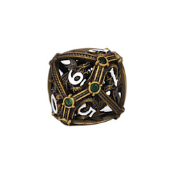 LPG Dice Hoard Guardian Dice Set Ancient Bronze/Green