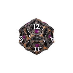 LPG Dice Dragon Eye Dice Set Tarnished Gold/Purple