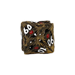 LPG Dice Dragon Eye Dice Set Ancient Bronze/Red