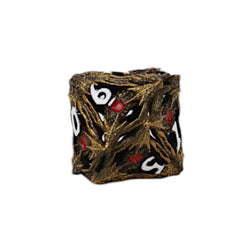 LPG Dice Dragon Eye Dice Set Ancient Bronze/Red