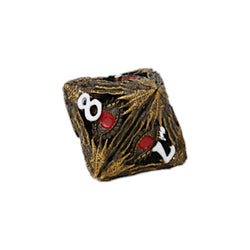 LPG Dice Dragon Eye Dice Set Ancient Bronze/Red