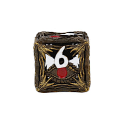 LPG Dice Dragon Eye Dice Set Ancient Bronze/Red