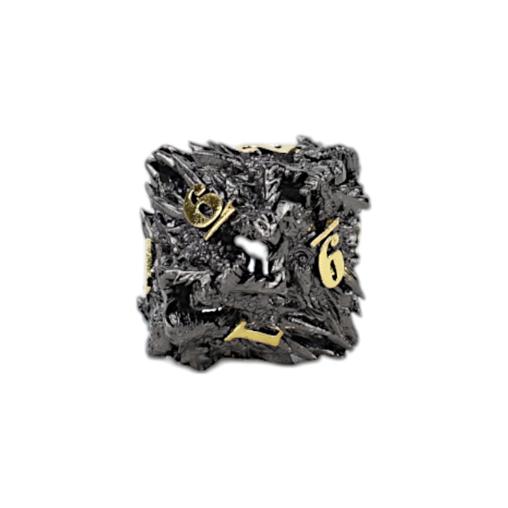 LPG Dice Dragon Rage Dice Set Black/Gold