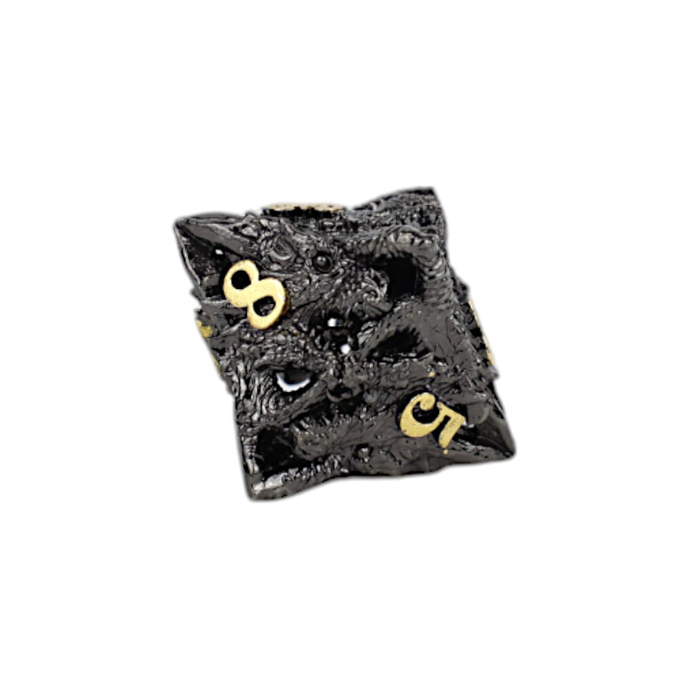 LPG Dice Dragon Rage Dice Set Black/Gold