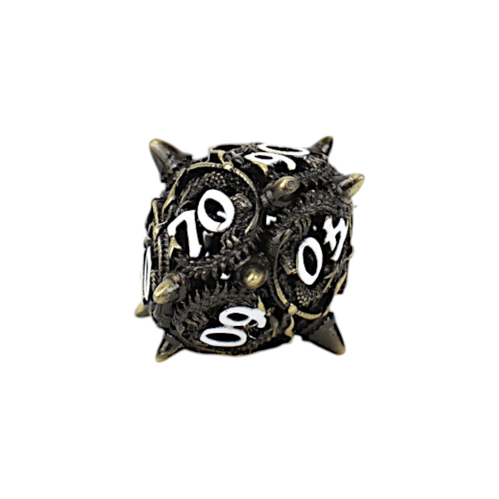 LPG Dice Xeno Hollow Dice Set Tarnished Gold