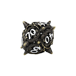 LPG Dice Xeno Hollow Dice Set Tarnished Gold