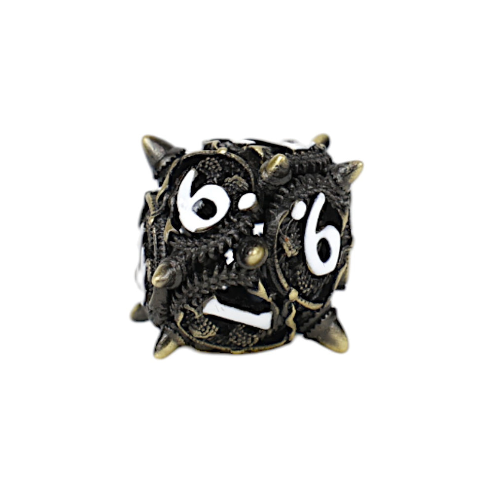 LPG Dice Xeno Hollow Dice Set Tarnished Gold