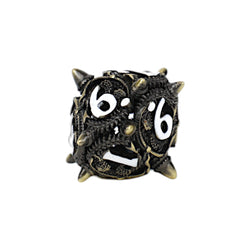 LPG Dice Xeno Hollow Dice Set Tarnished Gold