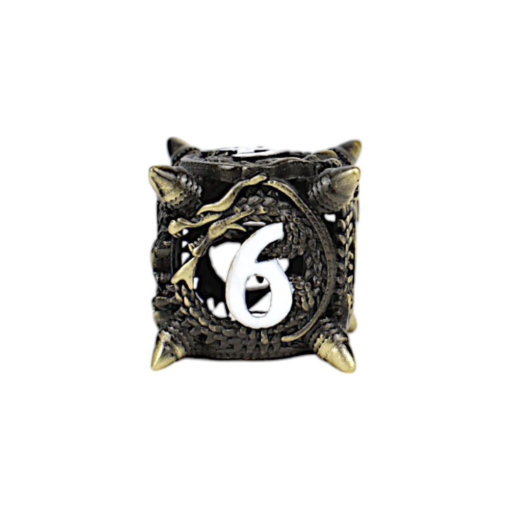 LPG Dice Xeno Hollow Dice Set Tarnished Gold