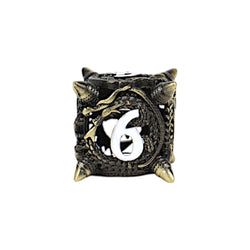 LPG Dice Xeno Hollow Dice Set Tarnished Gold