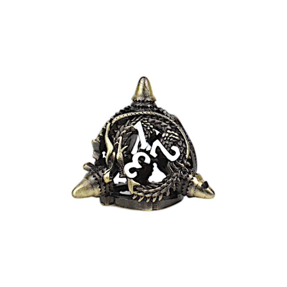 LPG Dice Xeno Hollow Dice Set Tarnished Gold