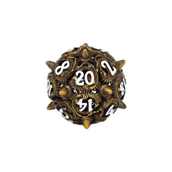 LPG Dice Xeno Hollow Dice Set Ancient Bronze