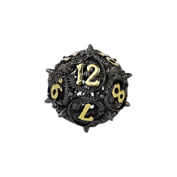 LPG Dice Xeno Hollow Dice Set Black/Gold