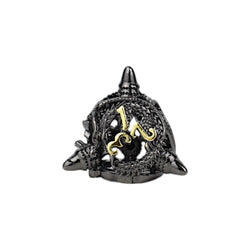 LPG Dice Xeno Hollow Dice Set Black/Gold