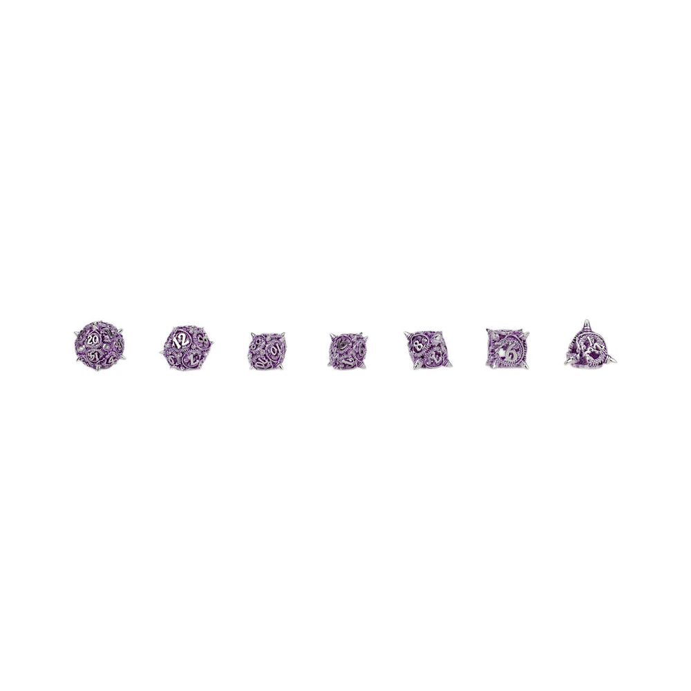 LPG Dice Xeno Hollow Dice Set Purple