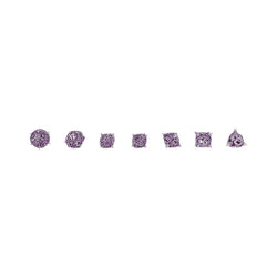 LPG Dice Xeno Hollow Dice Set Purple