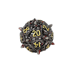 LPG Dice Xeno Hollow Dice Set Bloodied Metal