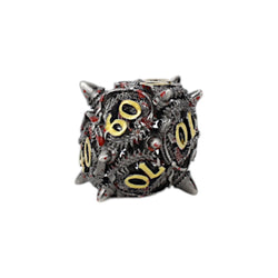 LPG Dice Xeno Hollow Dice Set Bloodied Metal