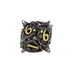 LPG Dice Xeno Hollow Dice Set Bloodied Metal