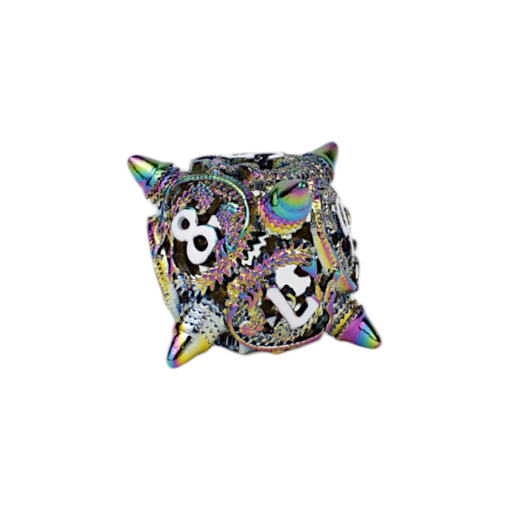 LPG Dice Xeno Hollow Dice Set Oilslick