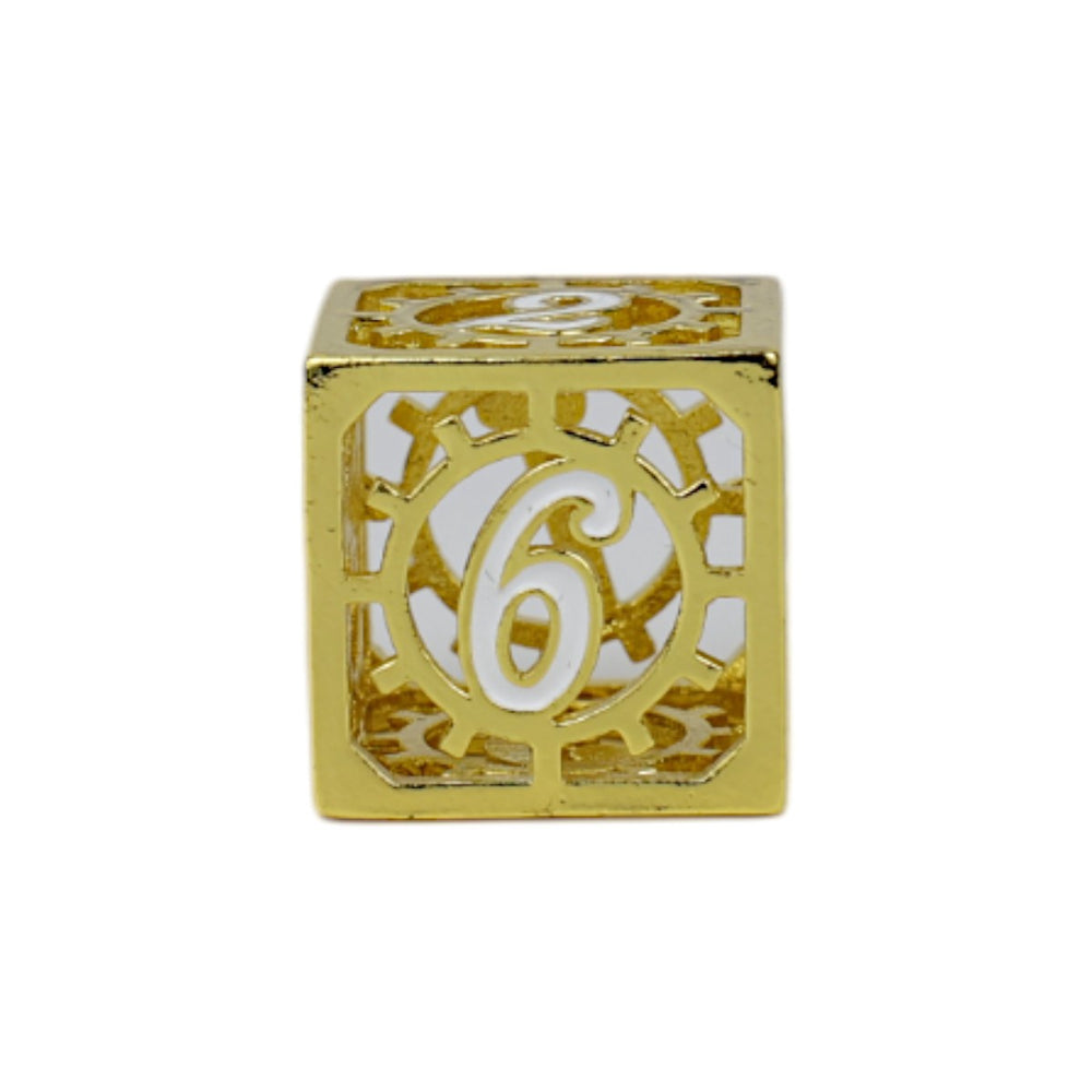 LPG Dice Clockwork Sun Dice Set Ancient Bronze