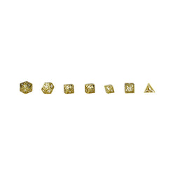 LPG Dice Clockwork Sun Dice Set Ancient Bronze