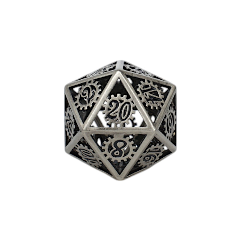 LPG Dice Clockwork Sun Dice Set Steel/Black