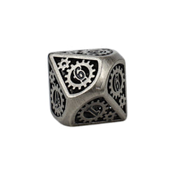 LPG Dice Clockwork Sun Dice Set Steel/Black