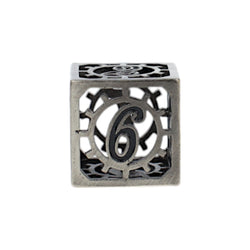 LPG Dice Clockwork Sun Dice Set Steel/Black